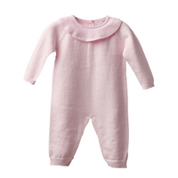 wedoble baby pink knit romper